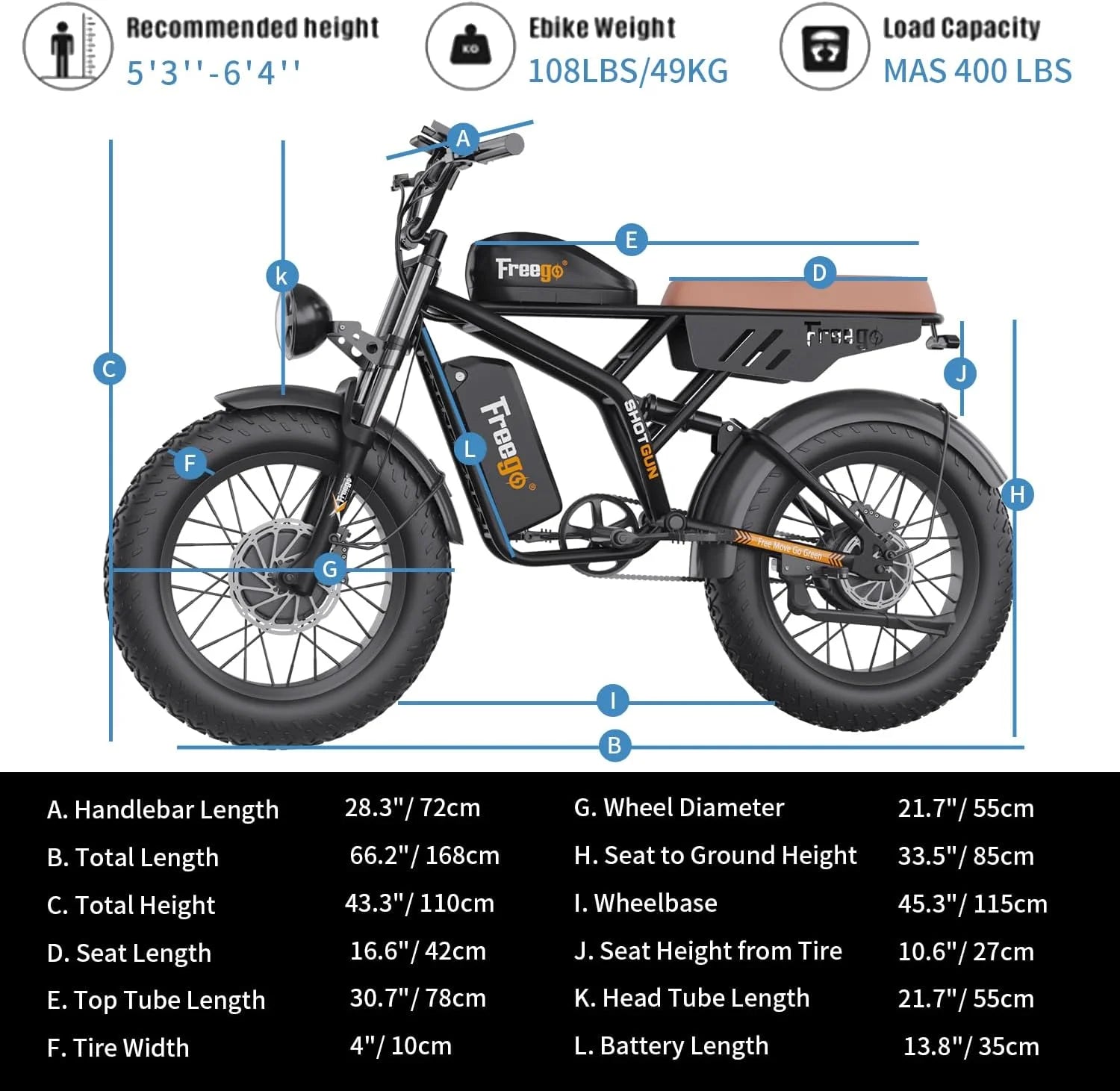 Freego F3 Pro 2000W Dual Motor Electric Bike for Adults, & Dual Battery 48V/40ah - Product image 5
