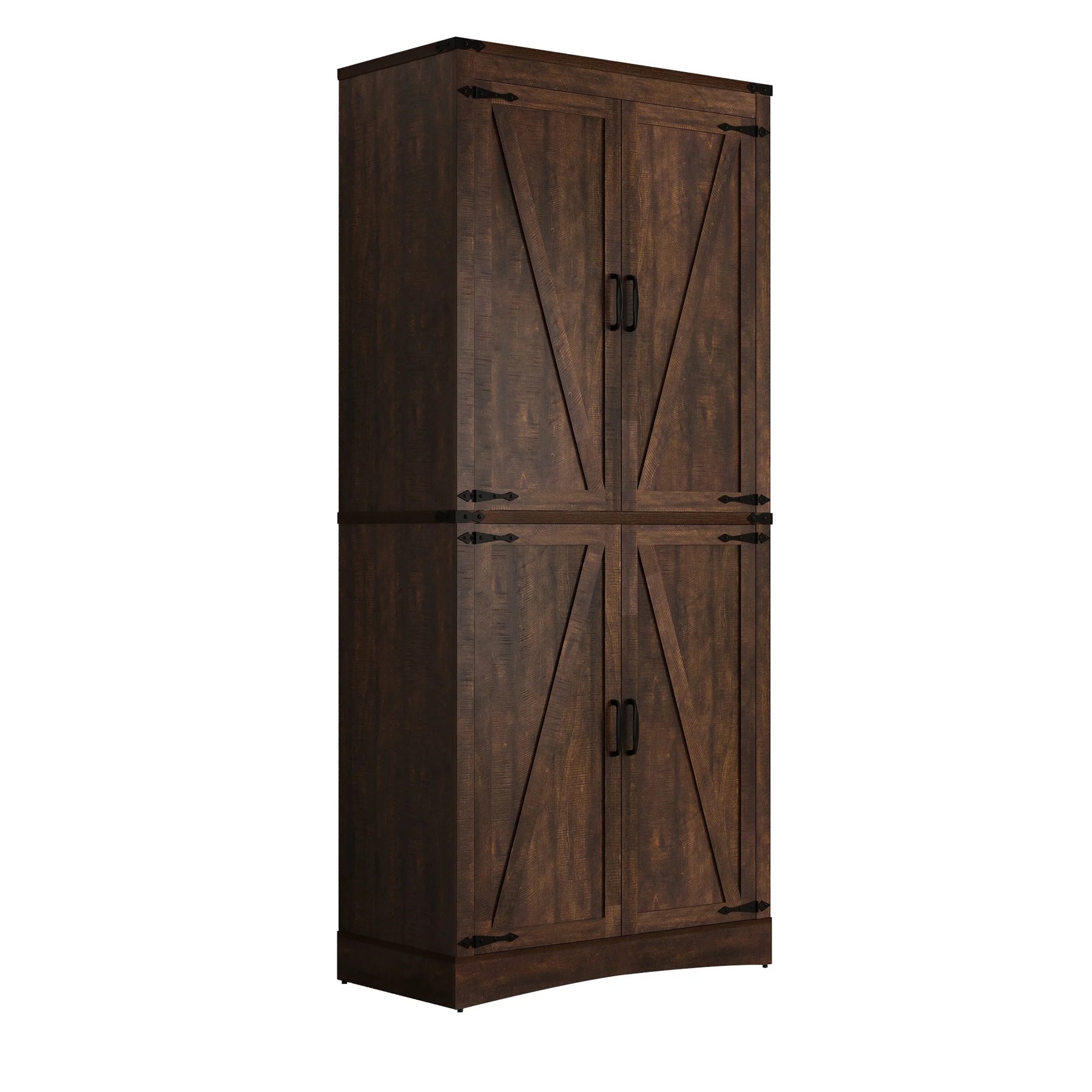 71" Tall Farmhouse Kitchen Pantry Cabinet, 5 Layers Storage Cabinet with Adjustable Shelves - Product image 69