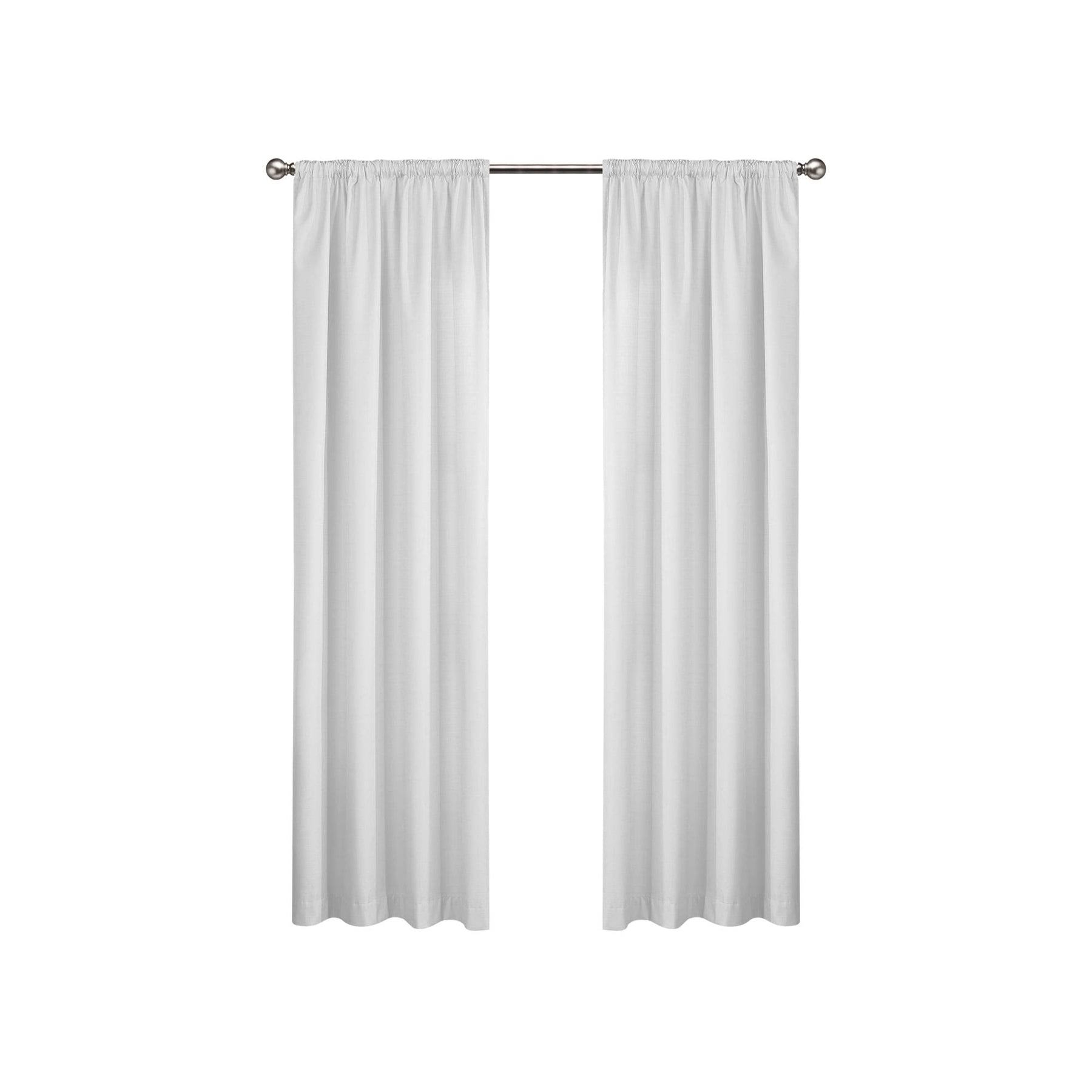 Eclipse Draft Stopper Window Curtain Panel, Size: 42 x 84, White