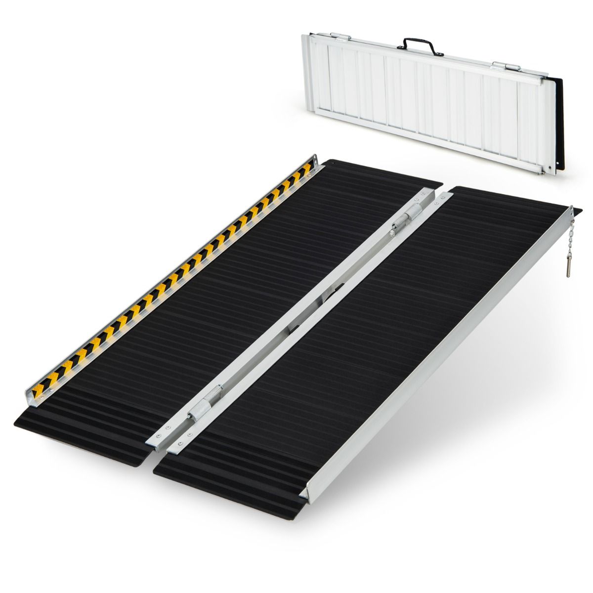 Aluminum Access Ramp with Transition Plate for Home 122L -