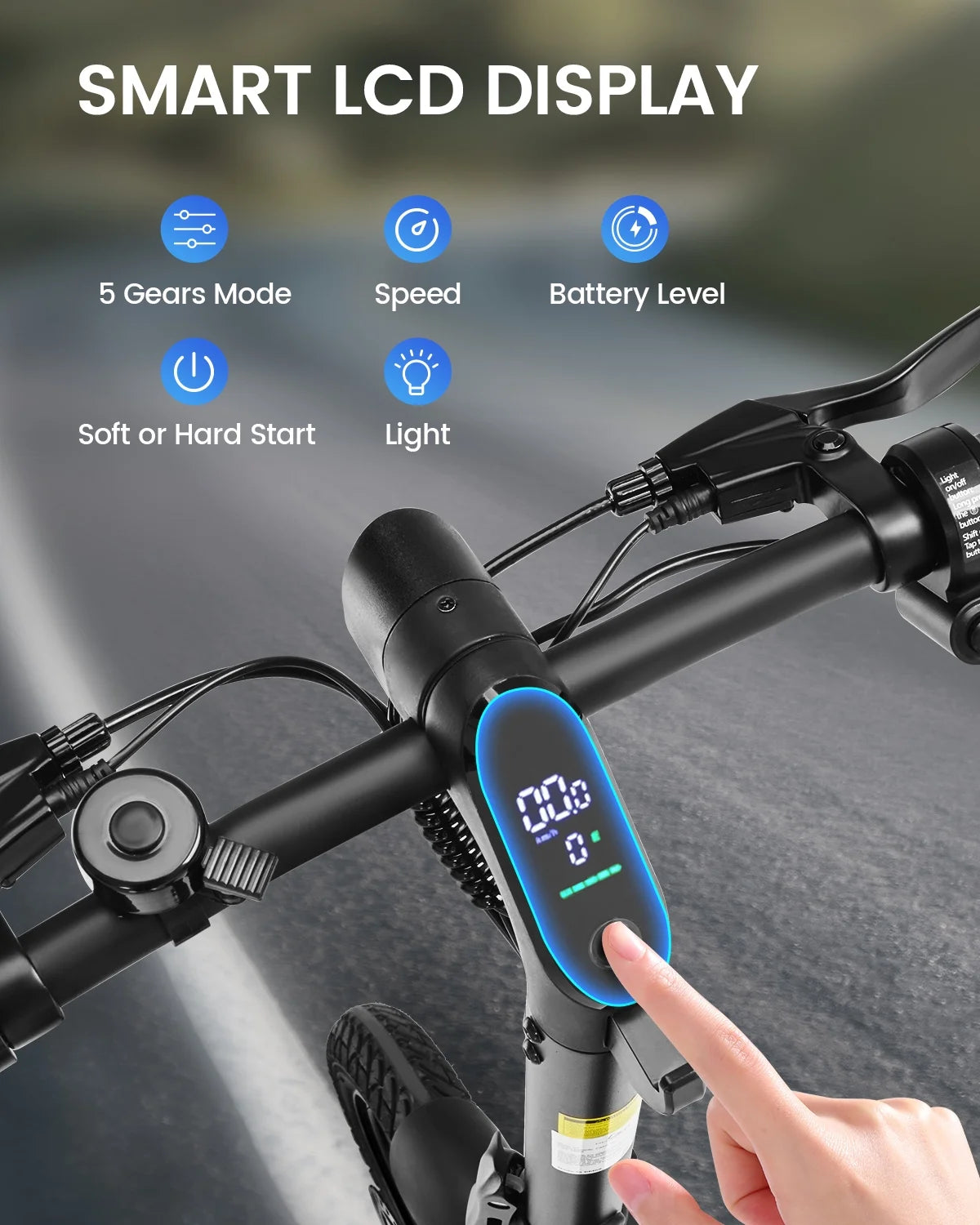 DYU 14" Folding Electric Bike for Adults Teens, 500W Peak Motor 36V/7.8AH Battery, Commuter City Ebike - Product image 2
