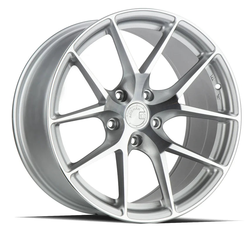 Aodhan AFF7 20" 5x114.3 Gloss Silver Machined Face