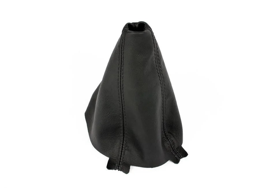 BFI Audi A4 B6/B7 Manual Shift Boot - Black Alcantara - White Stitch