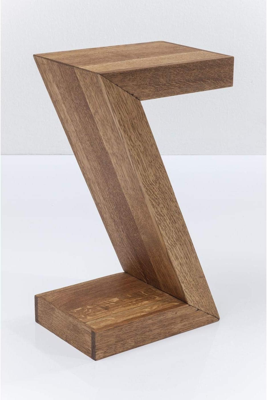 Kare Design Z Authentico Side Table, Brown, Solid Wood, Living Room Table, Furniture, Interior Decoration, Bedroom Decoration, Living Room, Home, 55x30x20 cm (H/W/P)