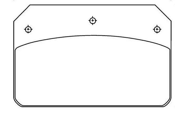 Hawk Performance HB100 Series Brake Pad