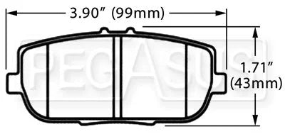 Hawk Performance HB523 Series Brake Pad