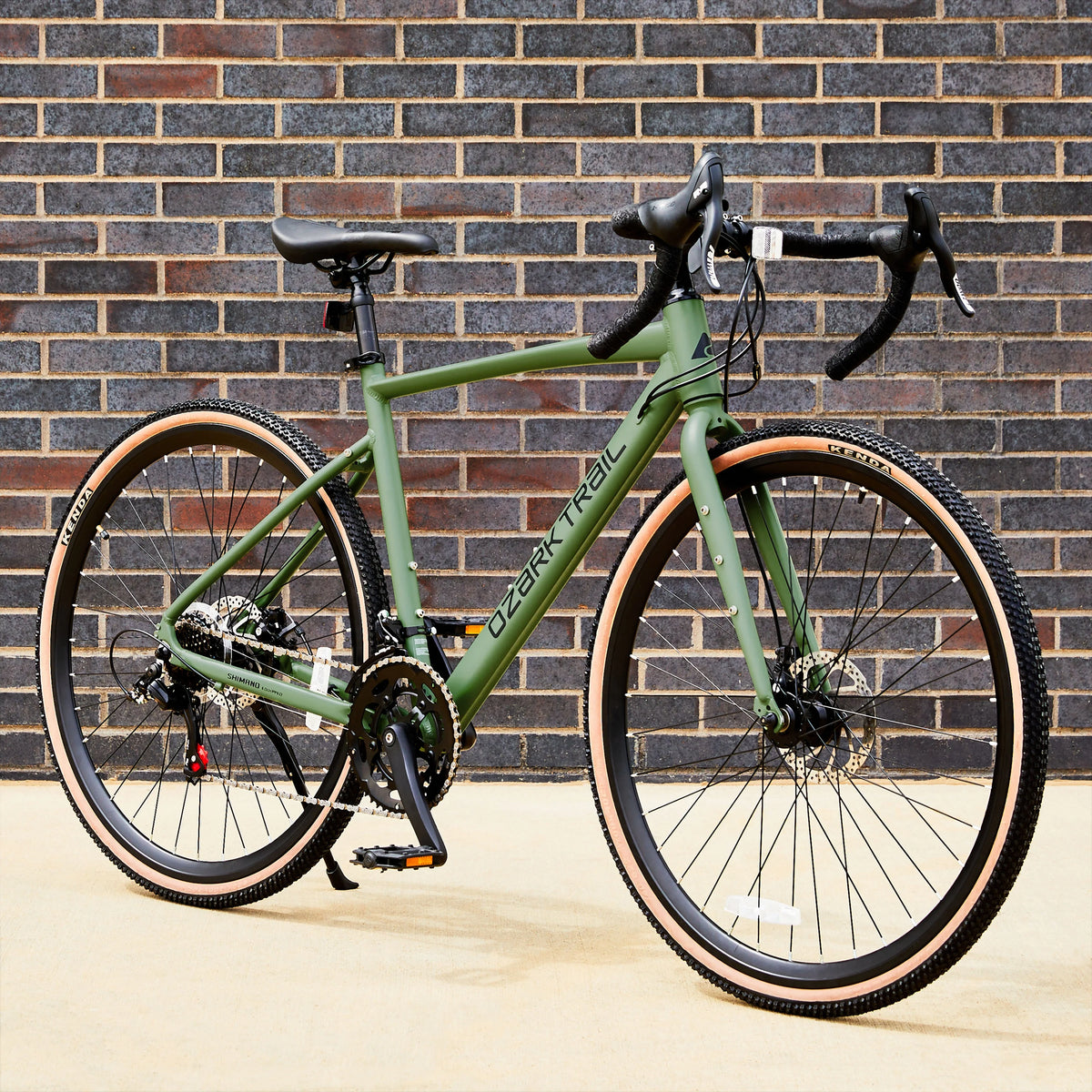 700c Ozark Trail G.1 Explorer Drop Bar Gravel Bike, Medium Frame, Fits Riders 5'5" - 5'10", Green, Adult - Product image 6