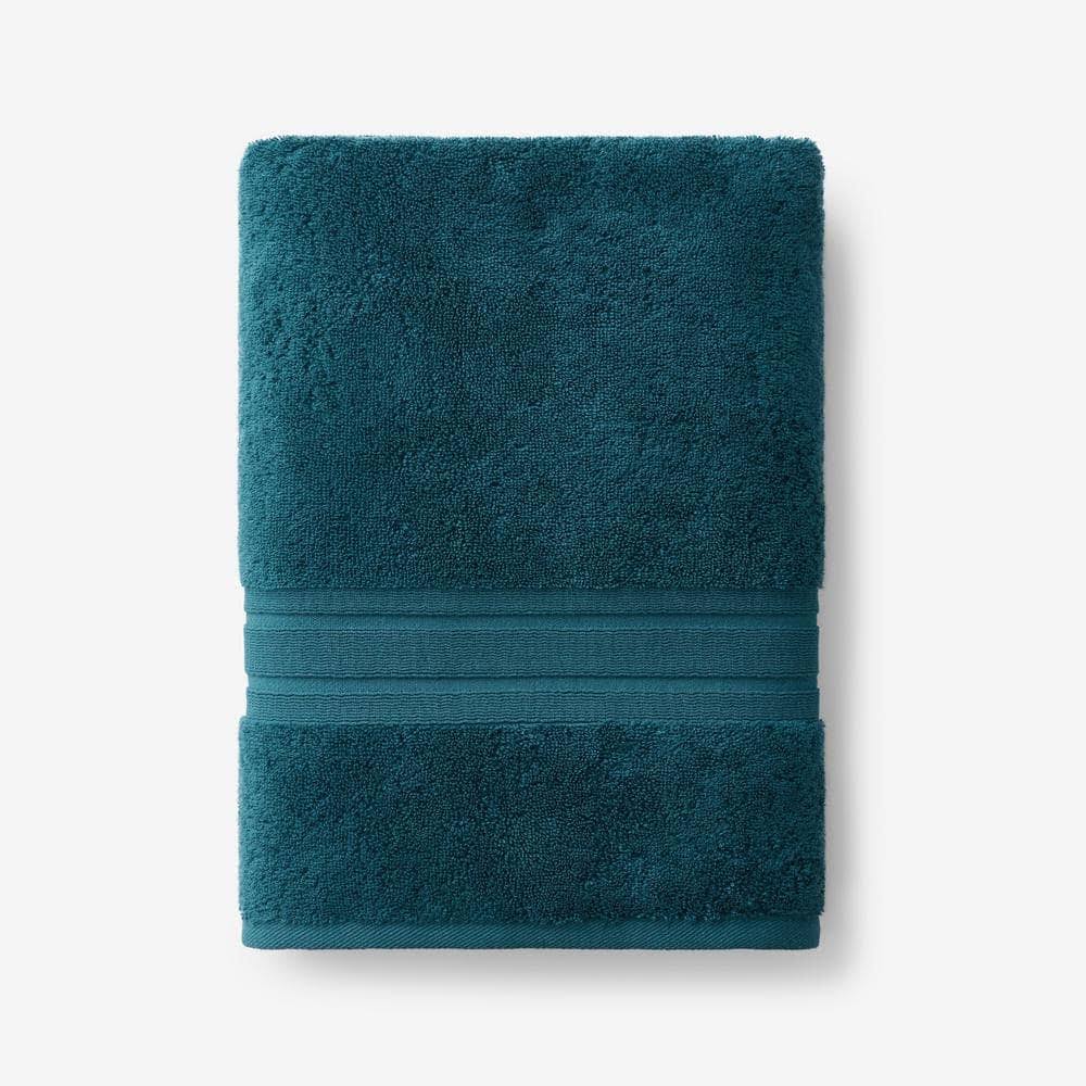 The Company Store Company Cotton Deep Teal Solid Turkish Cotton Bath Towel - Product image 1