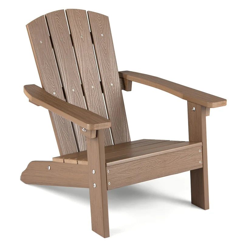 Kids Adirondack Chair, All-Weather HIPS Outdoor Chair with Ergonomic High Backrest & Armrests - Product image 13