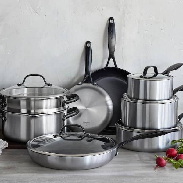 Venice Pro Noir Tri - Ply Stainless Steel Healthy Ceramic Nonstick 13 Piece Cookware Pots and Pans Set - Product image 2