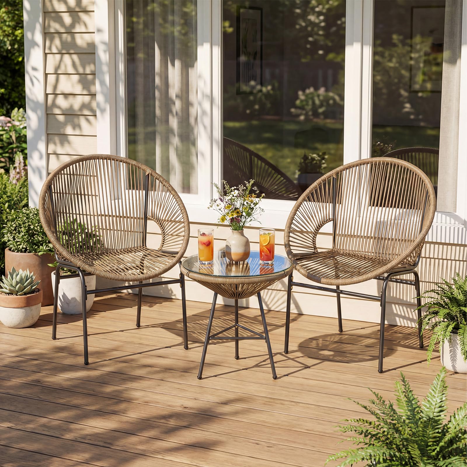 Tangkula 3 Piece Outdoor Patio Furniture Set - Product image 2