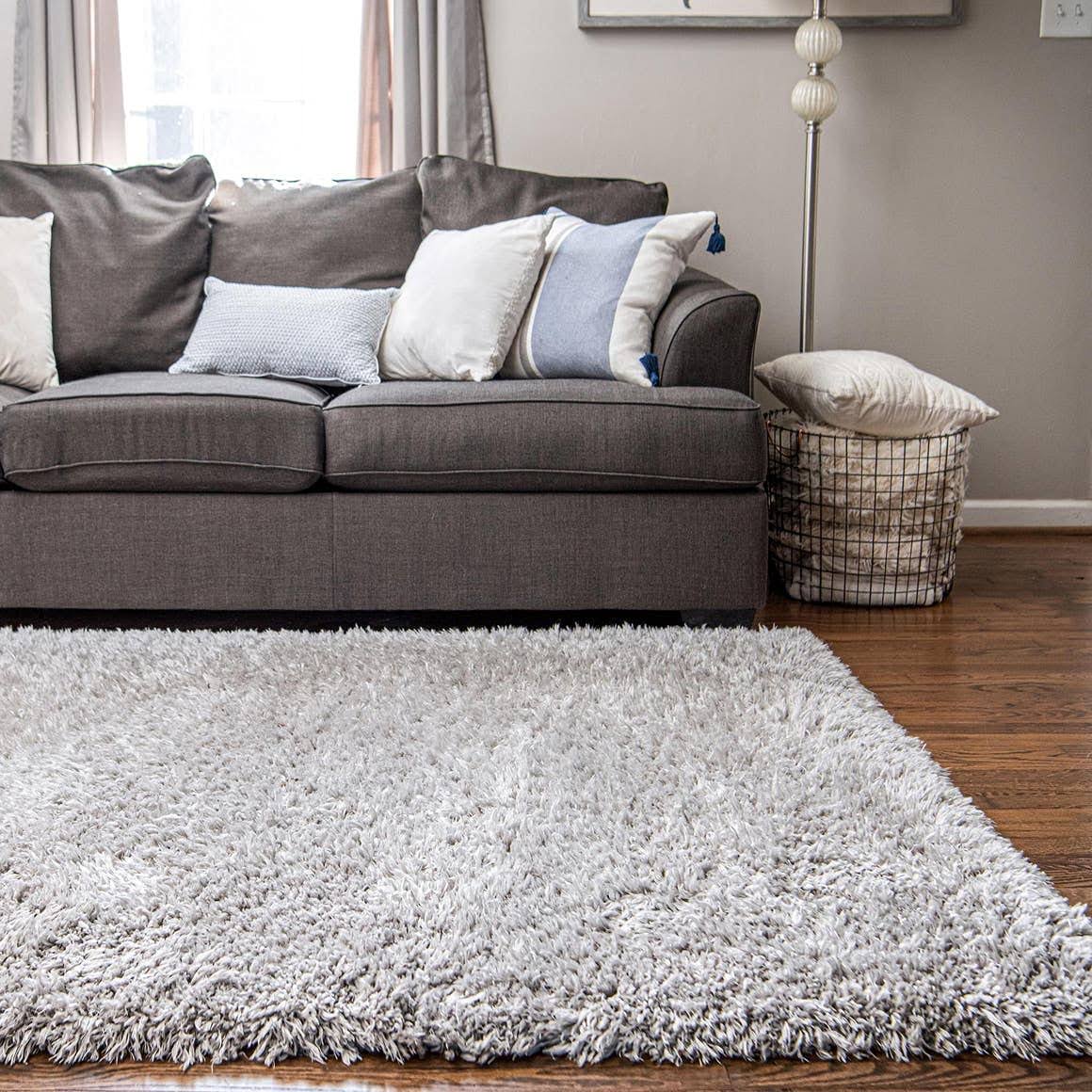 Infinity Shag Ash 9x12 Large Area Rug - Product image 1