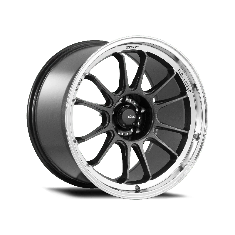 Konig Hypergram 15" 4x100 Metallic Carbon W/ Machined Lip